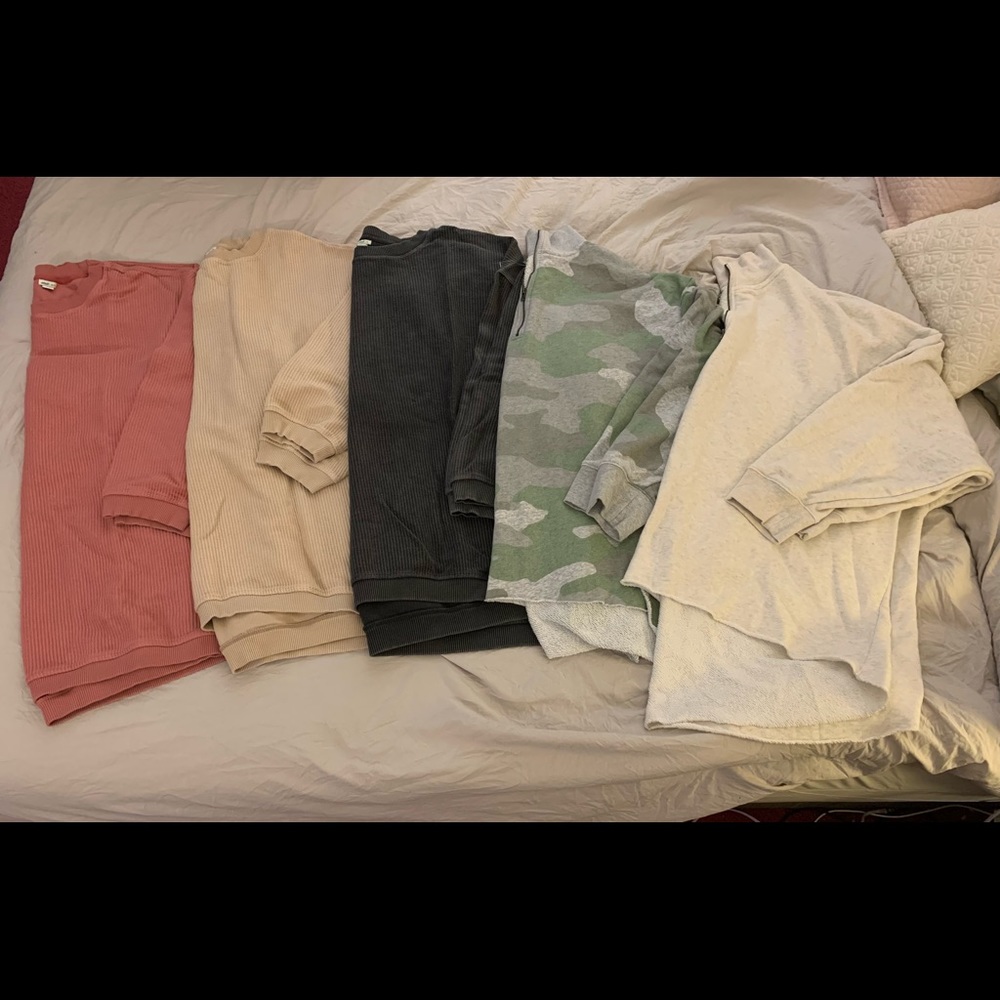 Bundle of Aerie sweatshirts (5 pieces)